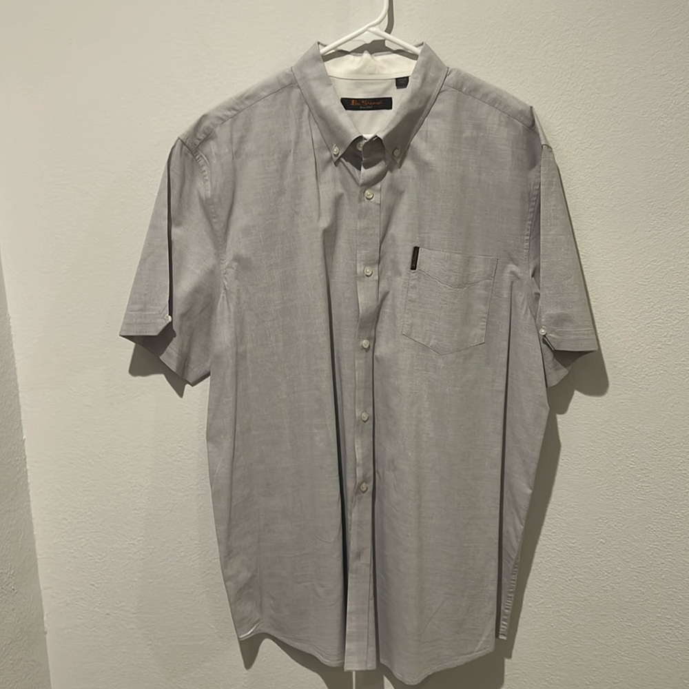 NWOT Ben Sherman Button Down Shirt Grey Size XXL
